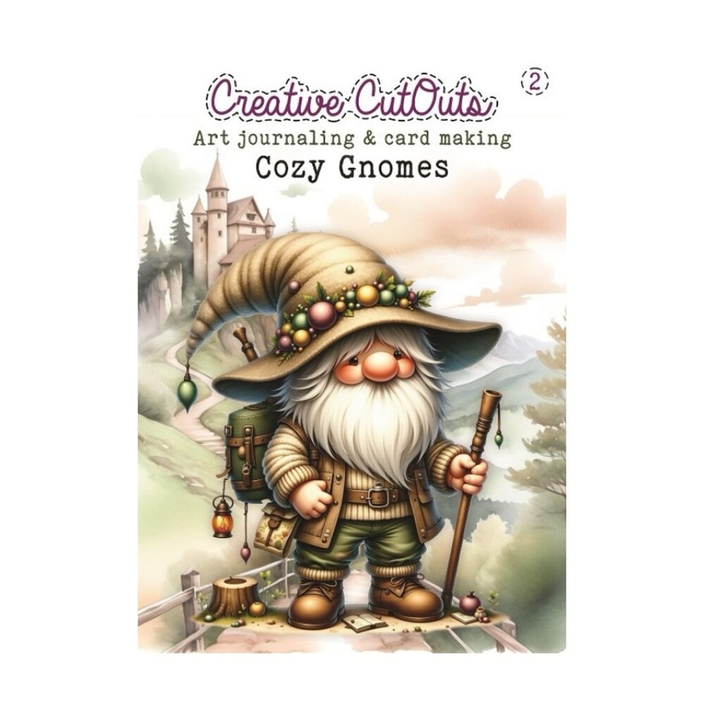 Creatief Art Cozy Gnomes Art Journaling & Card Making Book (CCOBOEK-002) Creatief Art Cozy Gnomes Art Journaling & Card Making Book (CCOBOEK-002)