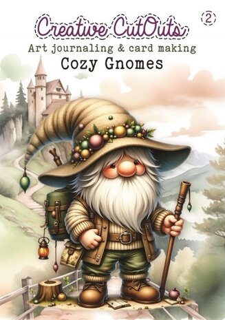 Creatief Art Cozy Gnomes Art Journaling & Card Making Book (CCOBOEK-002) Creatief Art Cozy Gnomes Art Journaling & Card Making Book (CCOBOEK-002)