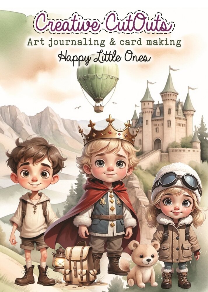 Creatief Art Happy Little Ones Art Journaling & Card Making Book (CCOBOEK-001) Creatief Art Happy Little Ones Art Journaling & Card Making Book (CCOBOEK-001)