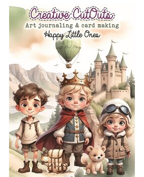 Creatief Art Happy Little Ones Art Journaling & Card Making Book (CCOBOEK-001) Creatief Art Happy Little Ones Art Journaling & Card Making Book (CCOBOEK-001)