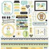 Doodlebug Design Inc. Bee Happy This & That Stickers (8845)