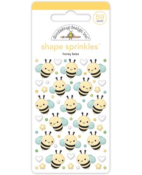 Doodlebug Design Inc. Bee Happy Honey Bees Shape Sprinkles (8827) Doodlebug Design Inc. Bee Happy Honey Bees Shape Sprinkles (8827)
