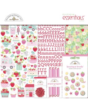 Doodlebug Design Inc. Berry Sweet 12x12 Inch Essentials Kit (8888) Doodlebug Design Inc. Berry Sweet 12x12 Inch Essentials Kit (8888)
