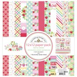 Doodlebug Design Inc. Berry Sweet 12x12 Inch Paper Pack (8885)