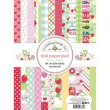 Doodlebug Design Inc. Berry Sweet 6x8 Inch Paper Pad (8875)