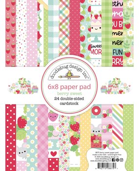 Doodlebug Design Inc. Berry Sweet 6x8 Inch Paper Pad (8875) Doodlebug Design Inc. Berry Sweet 6x8 Inch Paper Pad (8875)