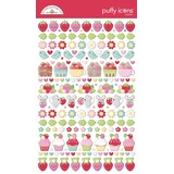 Doodlebug Design Inc. Berry Sweet Puffy Icons Stickers (8866)