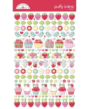 Doodlebug Design Inc. Berry Sweet Puffy Icons Stickers (8866) Doodlebug Design Inc. Berry Sweet Puffy Icons Stickers (8866)