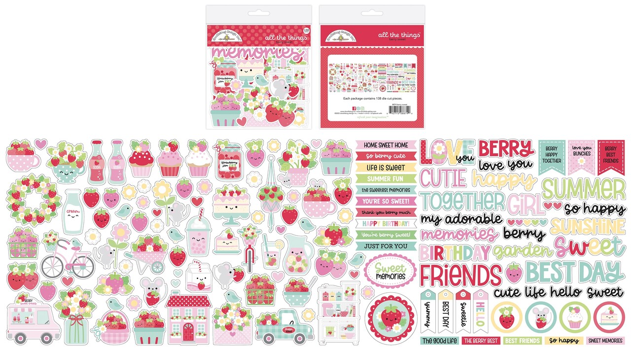 Doodlebug Design Inc. Berry Sweet All The Things (8874)