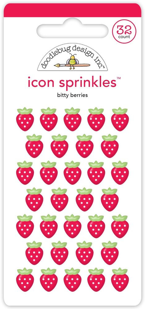 Doodlebug Design Inc. Berry Sweet Bitty Berries Icon Shape Sprinkles (8890) Doodlebug Design Inc. Berry Sweet Bitty Berries Icon Shape Sprinkles (8890)