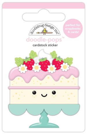 Doodlebug Design Inc. Berry Sweet Strawberry Shortcake Doodle-Pops (8861)