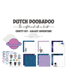 Dutch Doobadoo Crafty Kit 8x8 Inch Galaxy Adventure (473.005.078) Dutch Doobadoo Crafty Kit 8x8 Inch Galaxy Adventure (473.005.078)