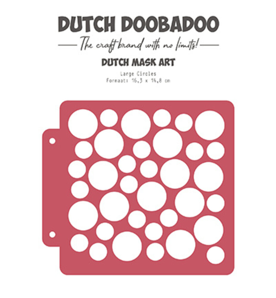 Dutch Doobadoo Dutch Mask Art Large Circles (470.715.147) Dutch Doobadoo Dutch Mask Art Large Circles (470.715.147)