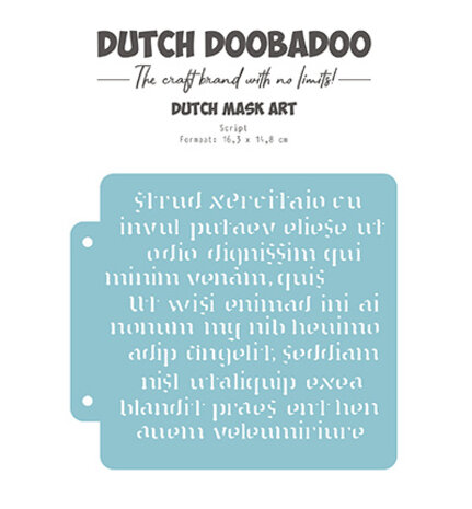 Dutch Doobadoo Dutch Mask Art Script (470.715.152) Dutch Doobadoo Dutch Mask Art Script (470.715.152)