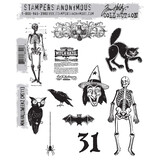 Stampers Anonymous Cling Stamps Mini Halloween 2 (CMS113)