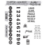 Stampers Anonymous Cling Stamps Little Labels (CMS120)