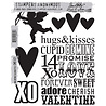 Stampers Anonymous Cling Stamps Valentine Silhouettes (CMS121) Stampers Anonymous Cling Stamps Valentine Silhouettes (CMS121)