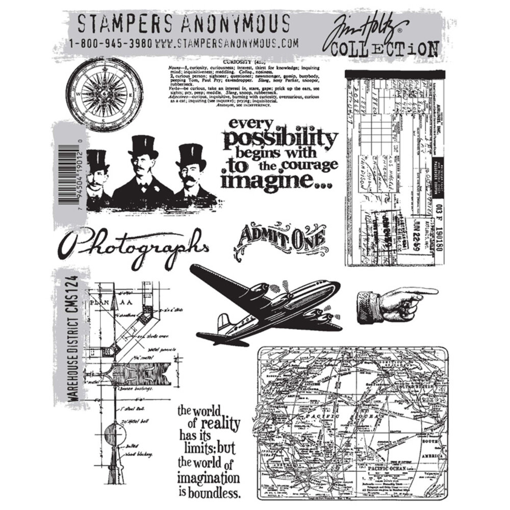 Stampers Anonymous Cling Stamps Warehouse District (CMS124) Stampers Anonymous Cling Stamps Warehouse District (CMS124)