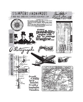 Stampers Anonymous Cling Stamps Warehouse District (CMS124)
