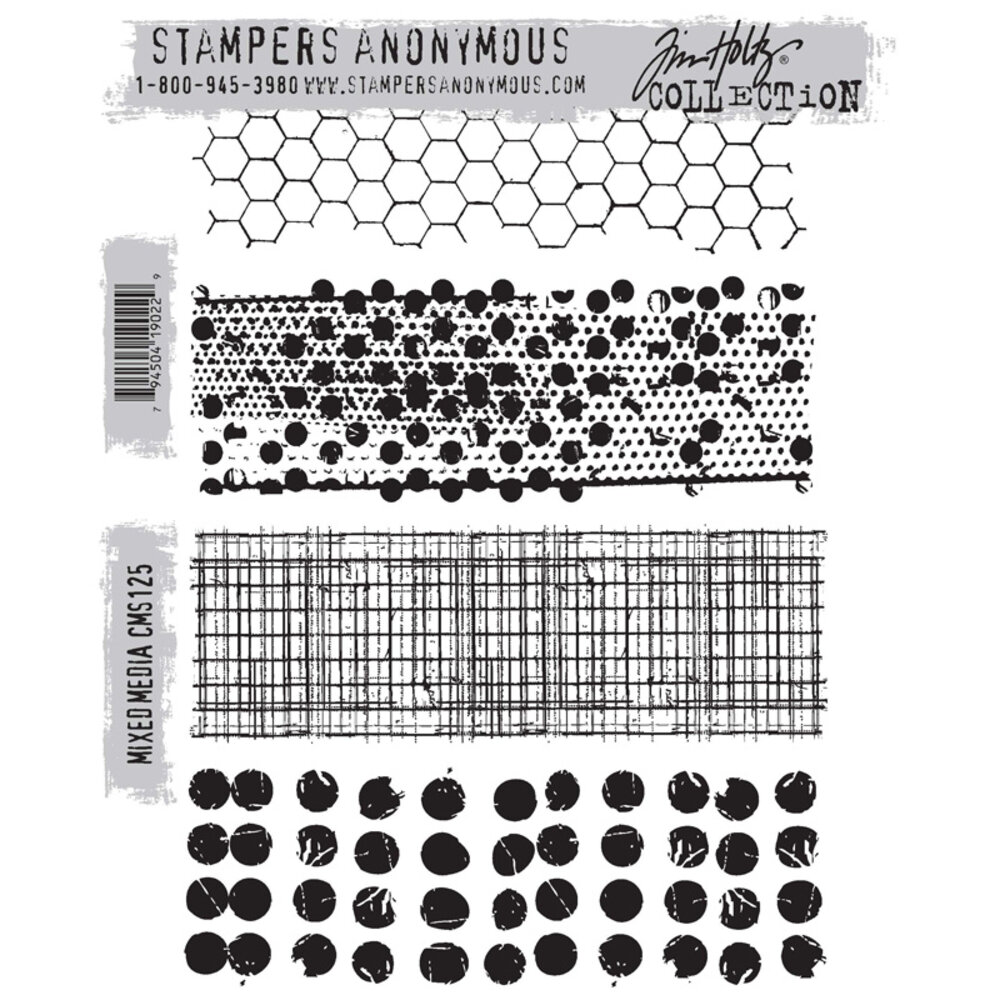 Stampers Anonymous Cling Stamps Mixed Media (CMS125)