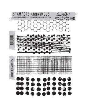 Stampers Anonymous Cling Stamps Mixed Media (CMS125)