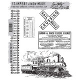 Stampers Anonymous Cling Stamps On The Railroad (CMS127)