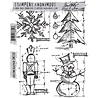 Stampers Anonymous Cling Stamps Christmas Blueprint (CMS135) Stampers Anonymous Cling Stamps Christmas Blueprint (CMS135)