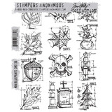 Stampers Anonymous Cling Stamps Mini Blueprints (CMS136)