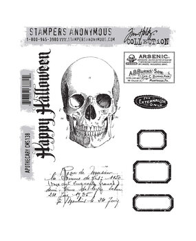 Stampers Anonymous Cling Stamps Apothecary (CMS138)