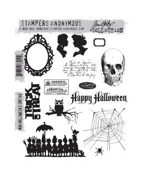 Stampers Anonymous Cling Stamps Mini Halloween 3 (CMS140)