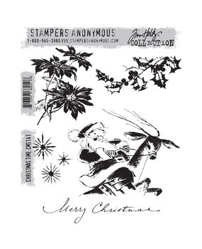 Stampers Anonymous Cling Stamps Christmas Time (CMS141) Stampers Anonymous Cling Stamps Christmas Time (CMS141)