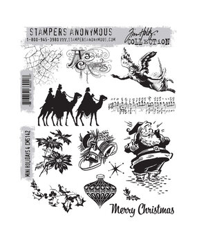 Stampers Anonymous Cling Stamps Mini Holidays 4 (CMS142) Stampers Anonymous Cling Stamps Mini Holidays 4 (CMS142)