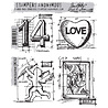 Stampers Anonymous Cling Stamps Valentine Blueprint (CMS143) Stampers Anonymous Cling Stamps Valentine Blueprint (CMS143)