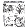 Stampers Anonymous Cling Stamps Travel Blueprint (CMS148) Stampers Anonymous Cling Stamps Travel Blueprint (CMS148)
