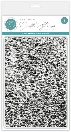 Craft Consortium Leather Texture Clear Stamp (CCESTMP007) Craft Consortium Leather Texture Clear Stamp (CCESTMP007)