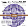 Crealies PRE-ORDER Nest Dies Circles with Little Diagonal Stripes (CLNestXXL166) Crealies PRE-ORDER Nest Dies Circles with Little Diagonal Stripes (CLNestXXL166)