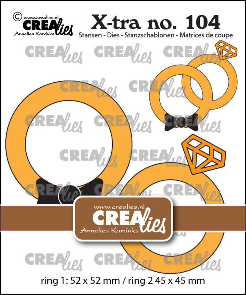 Crealies X-tra Dies Rings (CLXtra104) Crealies X-tra Dies Rings (CLXtra104)