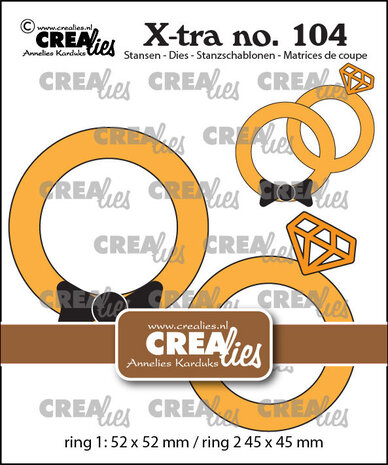 Crealies X-tra Dies Rings (CLXtra104) Crealies X-tra Dies Rings (CLXtra104)