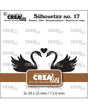 Crealies Silhouetzz Dies Swans (CLSH17)