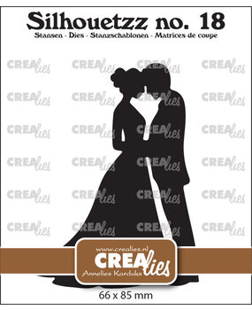 Crealies Silhouetzz Dies Bruidspaar (CLSH18)