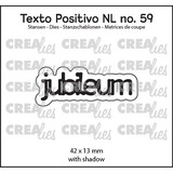 Crealies Texto Positivo Dies Jubileum (POSNL59)