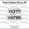 Crealies PRE-ORDER Texto Positivo Dies Warm Wishes (POSEN135) Crealies PRE-ORDER Texto Positivo Dies Warm Wishes (POSEN135)