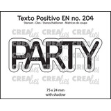 Crealies Texto Positivo Dies Party (POSEN204)
