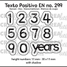 Crealies PRE-ORDER Texto Positivo Dies 1,2,3 Years (POSEN299) Crealies PRE-ORDER Texto Positivo Dies 1,2,3 Years (POSEN299)