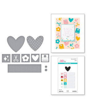 Spellbinders Crafty Babe Labels & Icons Dies (S4-1463)