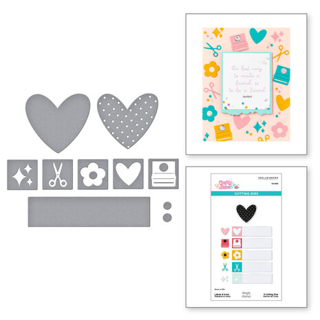 Spellbinders Crafty Babe Labels & Icons Dies (S4-1463)