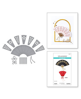 Spellbinders Spring in Kyoto Fan & Bow Dies (S4-1440) Spellbinders Spring in Kyoto Fan & Bow Dies (S4-1440)