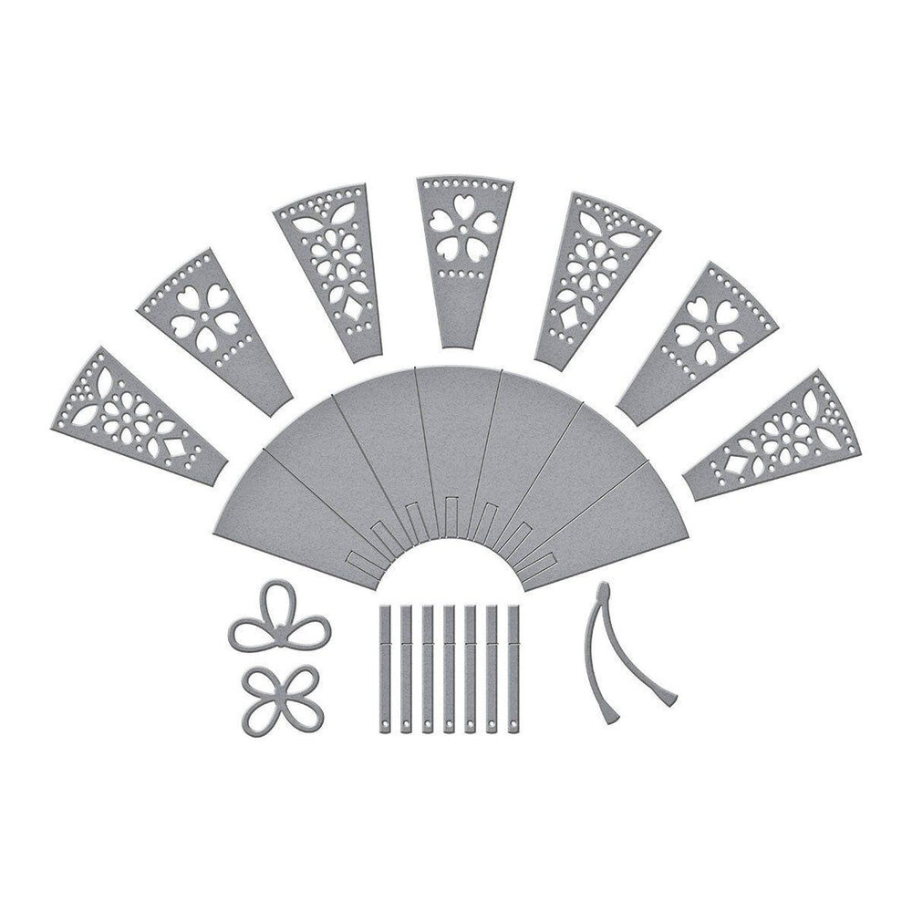 Spellbinders Spring in Kyoto Fan & Bow Dies (S4-1440) Spellbinders Spring in Kyoto Fan & Bow Dies (S4-1440)