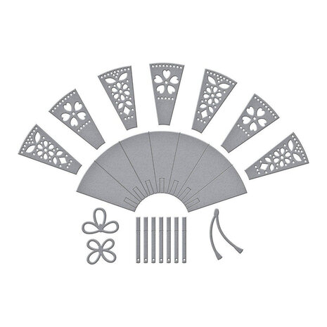 Spellbinders Spring in Kyoto Fan & Bow Dies (S4-1440) Spellbinders Spring in Kyoto Fan & Bow Dies (S4-1440)