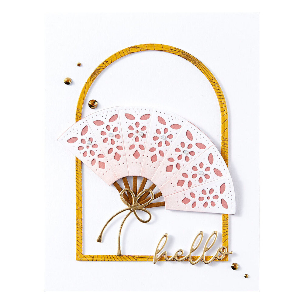 Spellbinders Spring in Kyoto Fan & Bow Dies (S4-1440) Spellbinders Spring in Kyoto Fan & Bow Dies (S4-1440)
